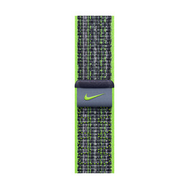 Apple Watch 41mm Nike Sport Loop, bright green/blau