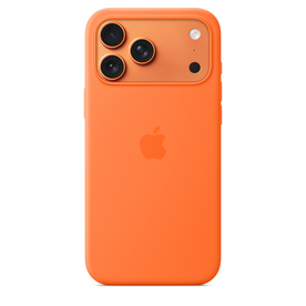 iPhone 17 Pro Max Silikon Case mit MagSafe - Orange